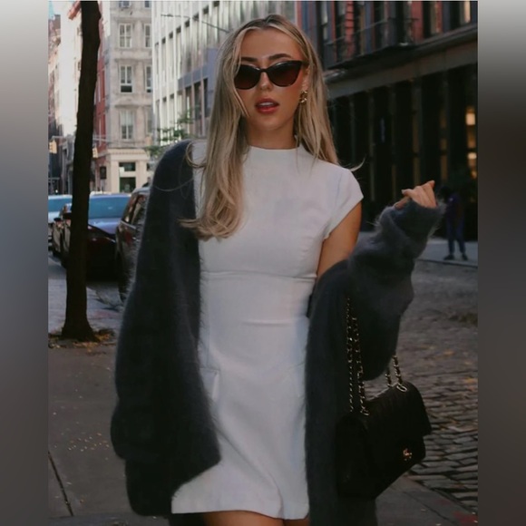 Brand new with tags Commense White Elegant A-Line Mini Dress - Picture 2 of 13